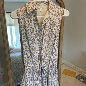 Vintage Liberty of London x Brooks Brothers Pansy floral shirt dress.